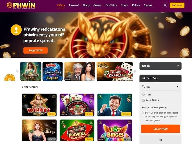 Welcome to phwin.com online casino - your ultimate destination for real money gambling games, exclusive bonuses, and secure virtual casino experiences. Discover live dealers, slots, poker, and more with expert guides and promotions.
